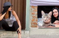 Paola a Cat lover.