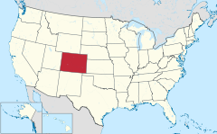 Mapa de Colorado Denver